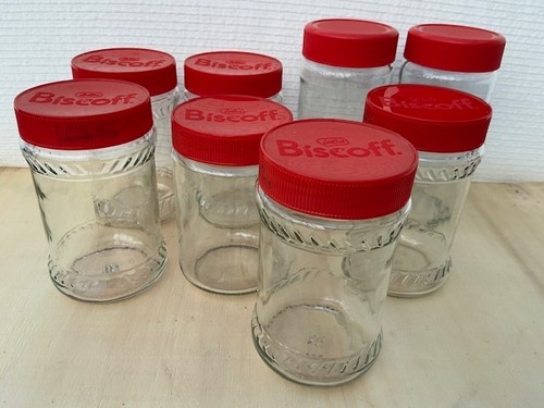 Clear glass 400g - large, empty