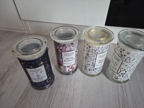 Empty imperial candle jars - imperial,
