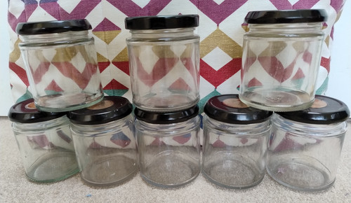 Empty glass jars - 8,
