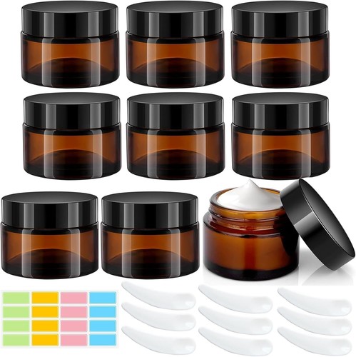 50ml amber glass - glass, jars,