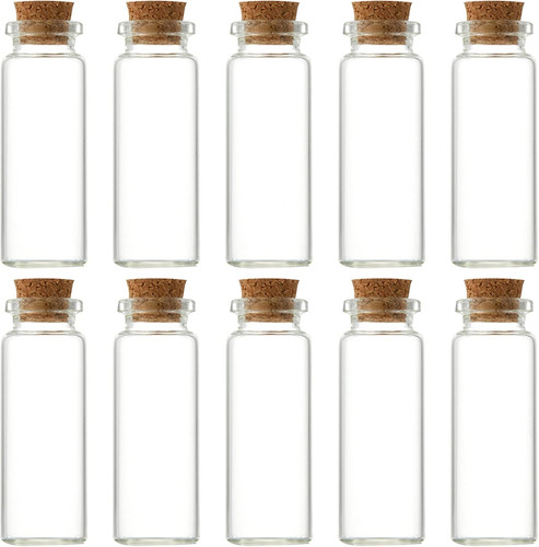 Mini glass bottles - 10,