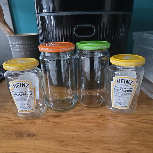 Empty used heinz glass - used,