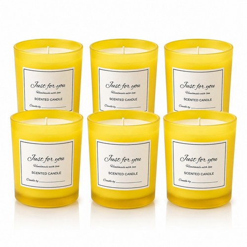 Pack 7oz frosted candle - pack,