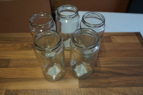 Job lot empty - lot, jars