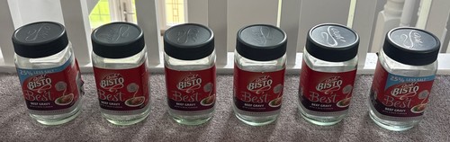 Empty gravy jars - 6,