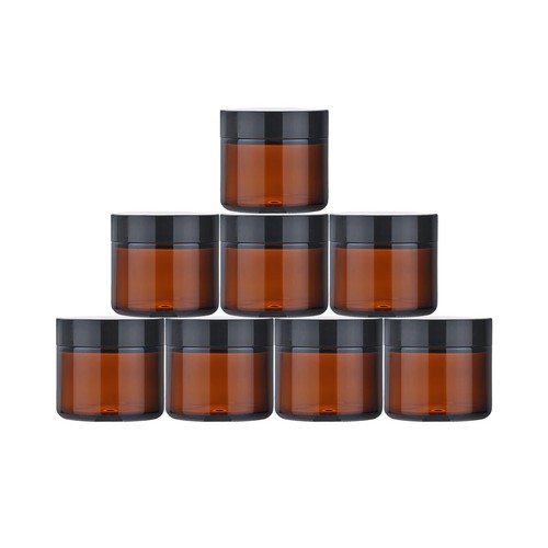 8pcs 60ml amber - 8pcs, glass