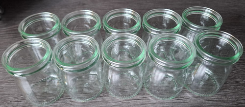 Small empty clear glass - 10,