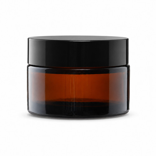 Amber glass cosmetic jars 30ml - jars,