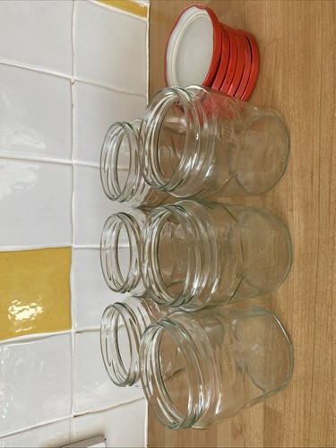 450g glass jam - glass, empty