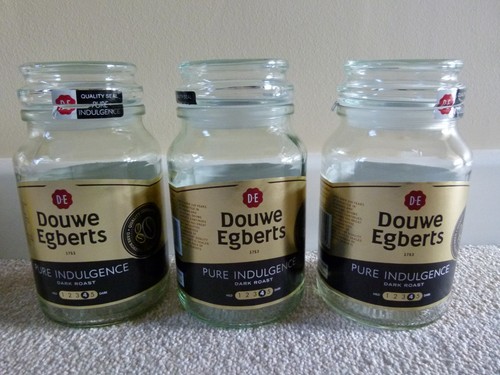 Empty glass storage jars - empty,
