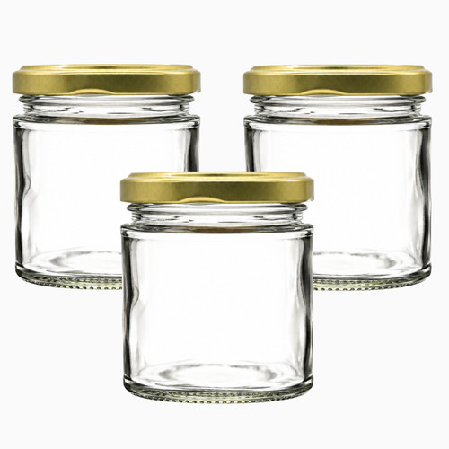 190ml glass jam jars - glass,