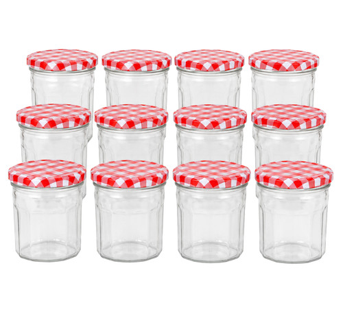 Jam jars glass wide mouth - jars,