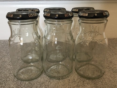 Empty glass jars ex 350g - 6x,