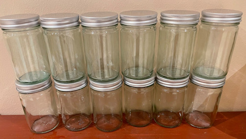 Empty clear glass - 12,