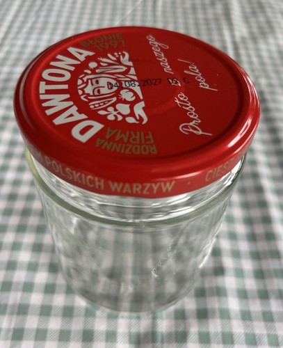 Empty glass jars used with - used,