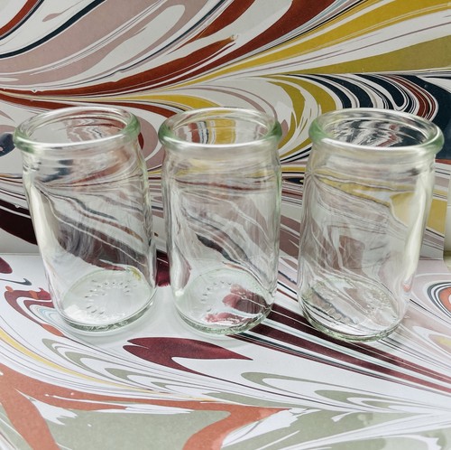 Empty clear glass jars - 3,