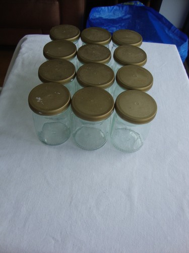 Job lot empty glass jars - lot,