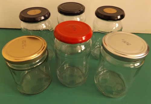 Jam jars clean empty glass - 6,